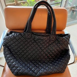 MZ Wallace Black Large Metro Tote Deluxe